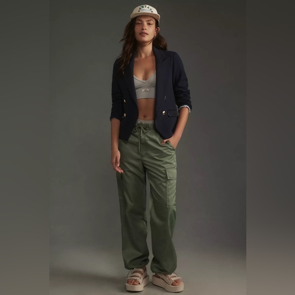 ANTHROPOLOGIE NWOT Cream Montauk Tennis Club Cap Flat Brim - Picture 2 of 6